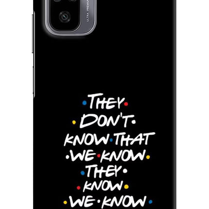 FRIENDS Dialogue Redmi Note 11 SE Hard Case Back Cover by Casekaro