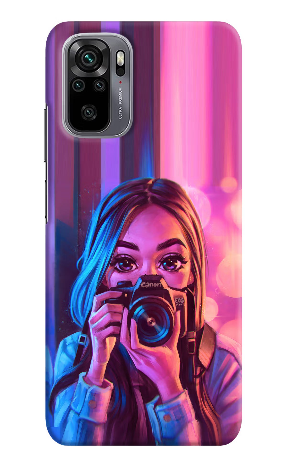 Girl Photographer Redmi Note 11 SE Hard Case Back Cover by Casekaro