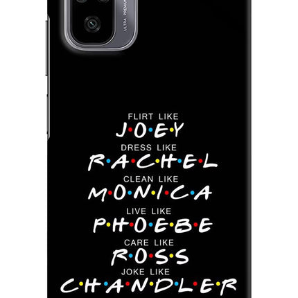 FRIENDS Character Redmi Note 11 SE Hard Case Back Cover by Casekaro