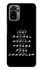 FRIENDS Character Redmi Note 11 SE Hard Case Back Cover by Casekaro
