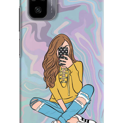Selfie Girl Redmi Note 11 SE Hard Case Back Cover by Casekaro
