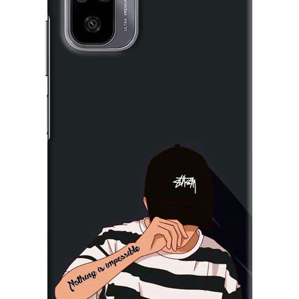 Aesthetic Boy Redmi Note 11 SE Hard Case Back Cover by Casekaro