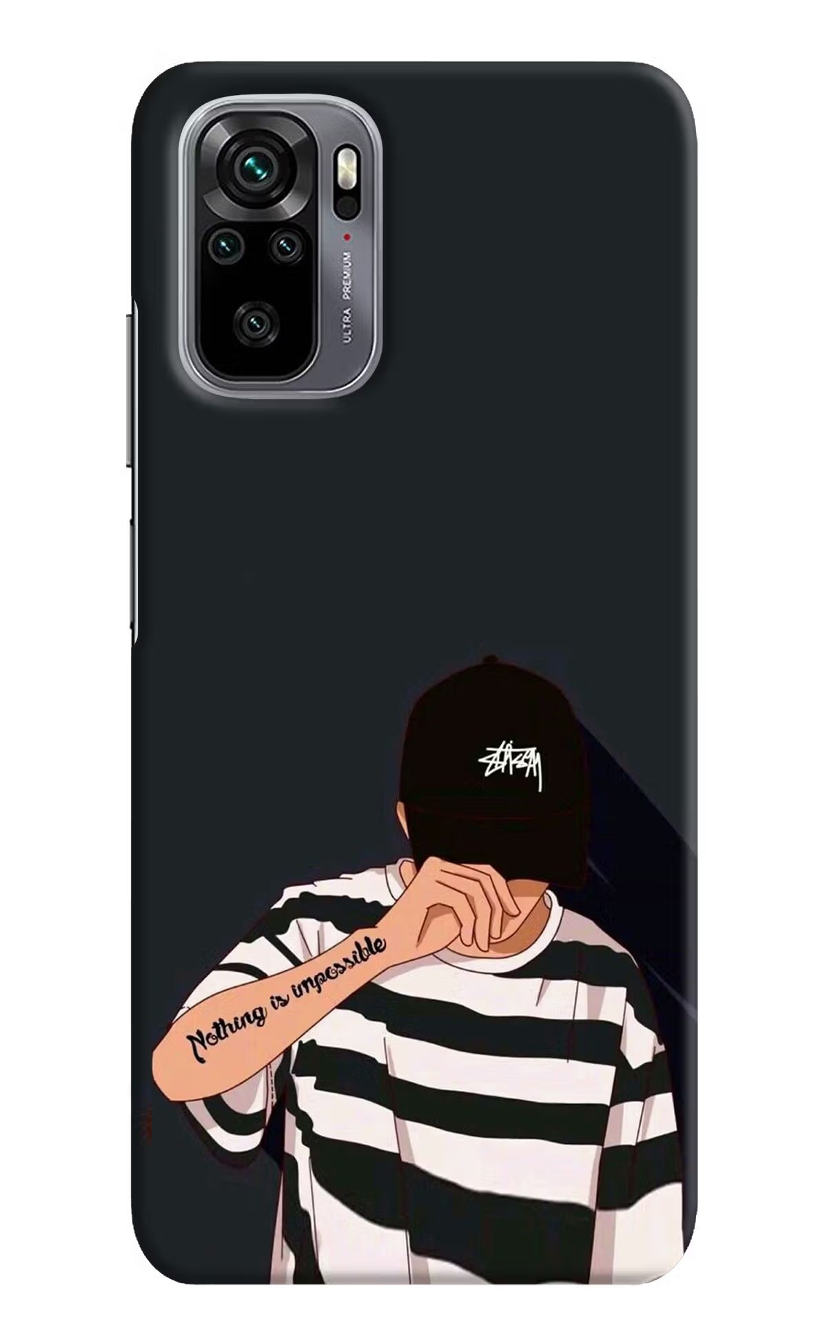Aesthetic Boy Redmi Note 11 SE Hard Case Back Cover by Casekaro