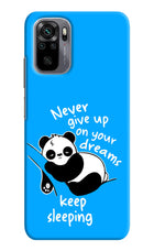 Keep Sleeping Redmi Note 11 SE Hard Case Back Cover by Casekaro