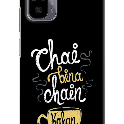 Chai Bina Chain Kaha Re Redmi Note 11 SE Hard Case Back Cover by Casekaro