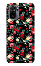 Rose Pattern Redmi Note 11 SE Hard Case Back Cover by Casekaro
