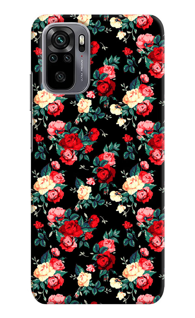 Rose Pattern Redmi Note 11 SE Hard Case Back Cover by Casekaro