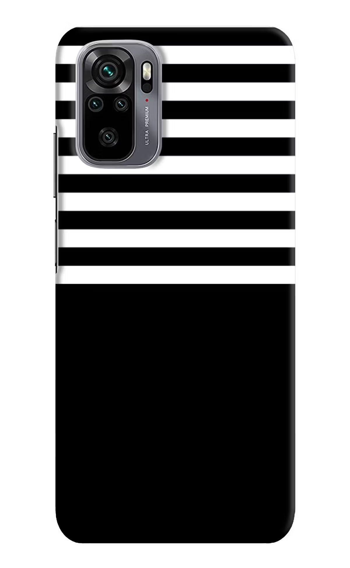 Black and White Print Redmi Note 11 SE Hard Case Back Cover by Casekaro