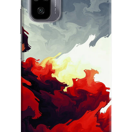 Fire Cloud Redmi Note 11 SE Hard Case Back Cover by Casekaro