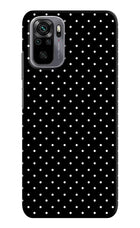 White Dots Redmi Note 11 SE Hard Case Back Cover by Casekaro
