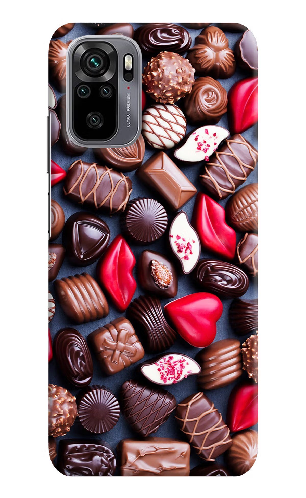 Chocolates Redmi Note 11 SE Hard Case Back Cover by Casekaro