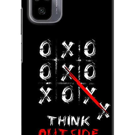 Think out of the BOX Redmi Note 11 SE Hard Case Back Cover by Casekaro