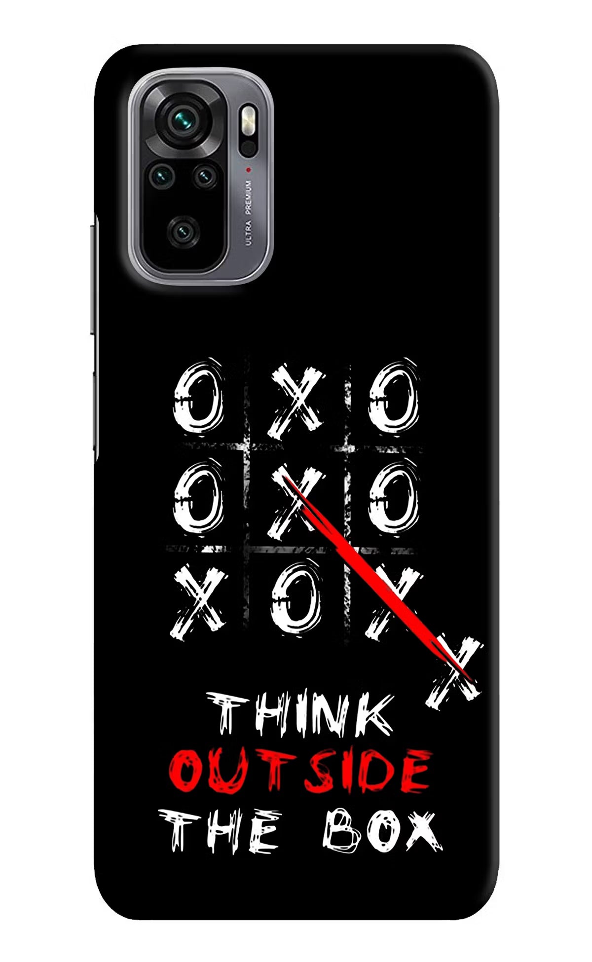 Think out of the BOX Redmi Note 11 SE Hard Case Back Cover by Casekaro