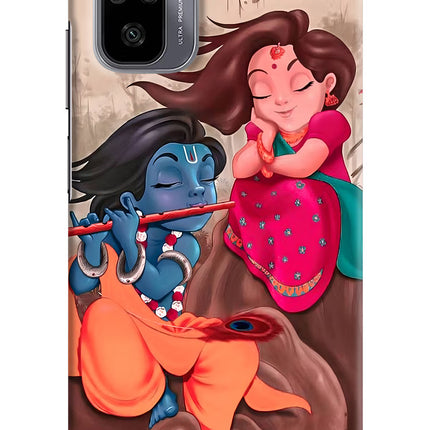 Radhe Krishna Redmi Note 11 SE Hard Case Back Cover by Casekaro