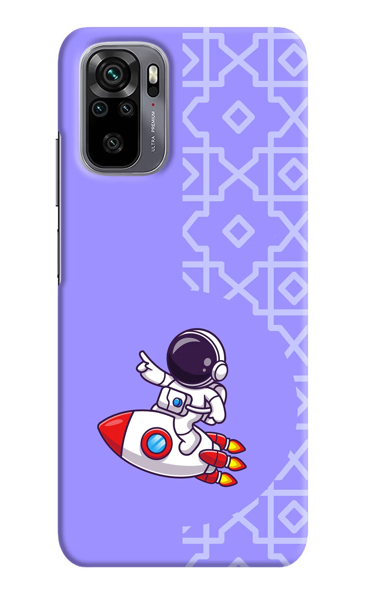 Cute Astronaut Redmi Note 11 SE Hard Case Back Cover by Casekaro