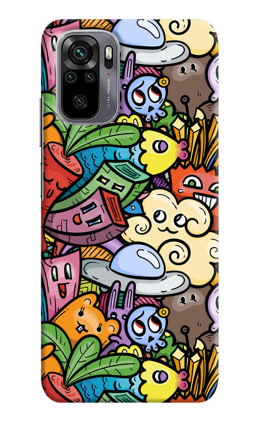 Veggie Doodle Redmi Note 11 SE Hard Case Back Cover by Casekaro