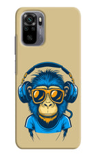 Monkey Headphone Redmi Note 11 SE Hard Case Back Cover by Casekaro