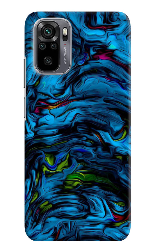 Dark Blue Abstract Redmi Note 11 SE Hard Case Back Cover by Casekaro