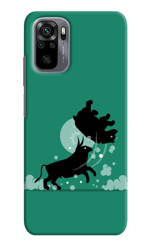 Bull Conqueror Redmi Note 11 SE Hard Case Back Cover by Casekaro