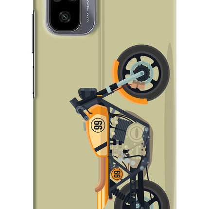 Vertical Speedster Redmi Note 11 SE Hard Case Back Cover by Casekaro