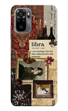 Libra Zodiac Redmi Note 11 SE Hard Case Back Cover by Casekaro