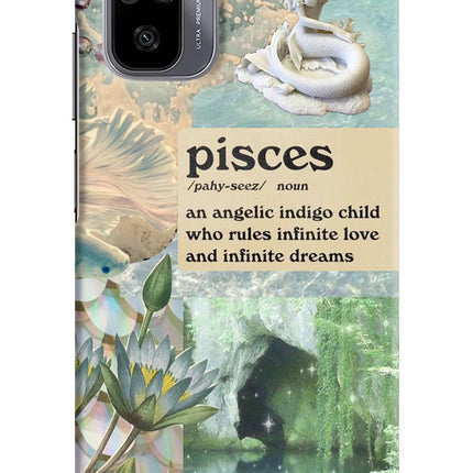 Pisces Zodiac Redmi Note 11 SE Hard Case Back Cover by Casekaro