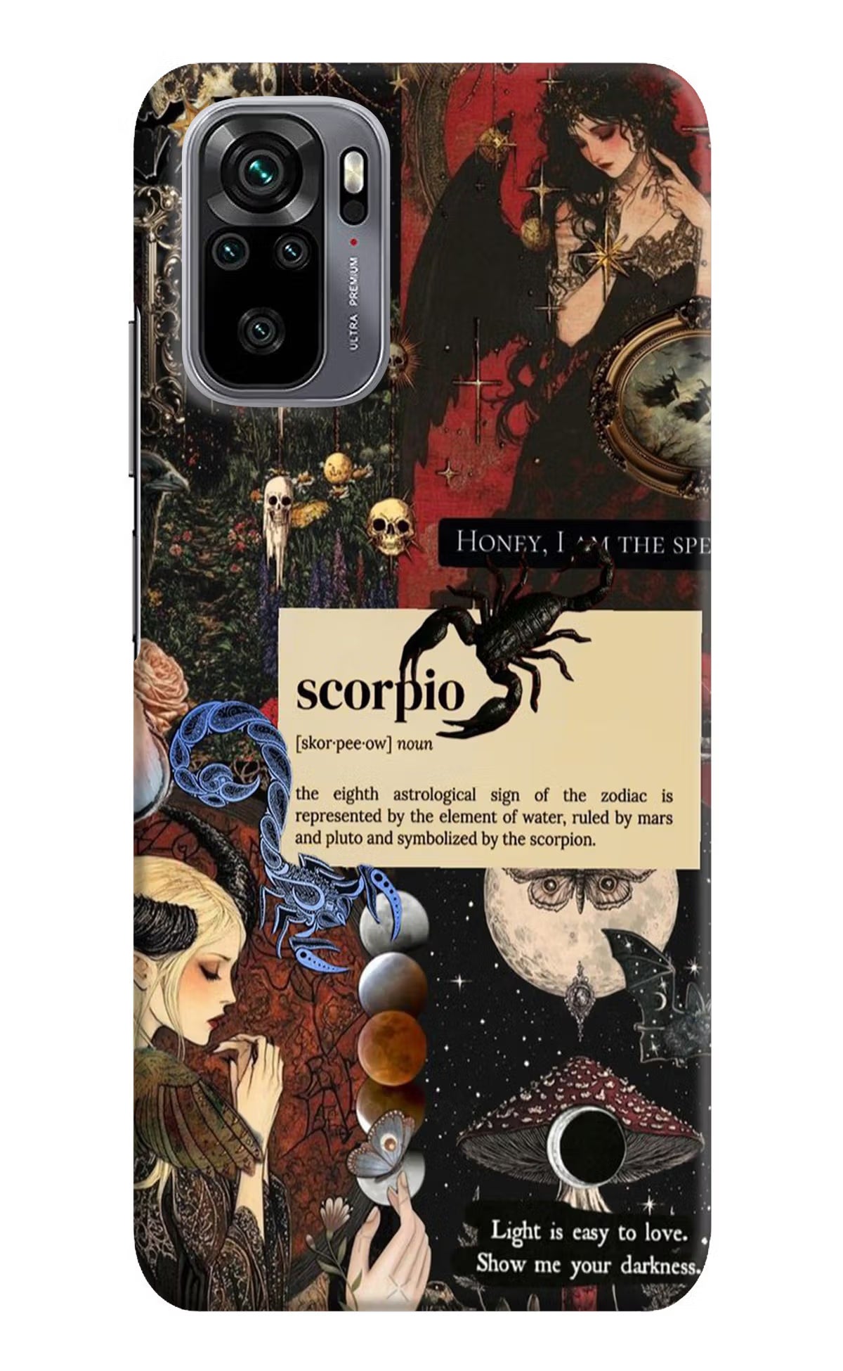 Scorpio Zodiac Redmi Note 11 SE Hard Case Back Cover by Casekaro