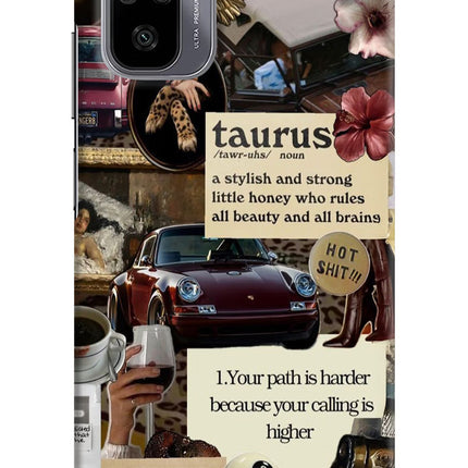 Taurus Zodiac Redmi Note 11 SE Hard Case Back Cover by Casekaro