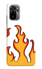 Fired Up – White Redmi Note 11 SE Hard Case Back Cover by Casekaro
