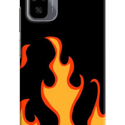Fired Up – Black Redmi Note 11 SE Hard Case Back Cover by Casekaro