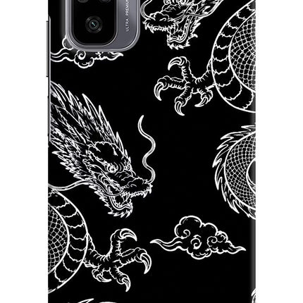 Twin Dragons Redmi Note 11 SE Hard Case Back Cover by Casekaro