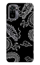 Twin Dragons Redmi Note 11 SE Hard Case Back Cover by Casekaro