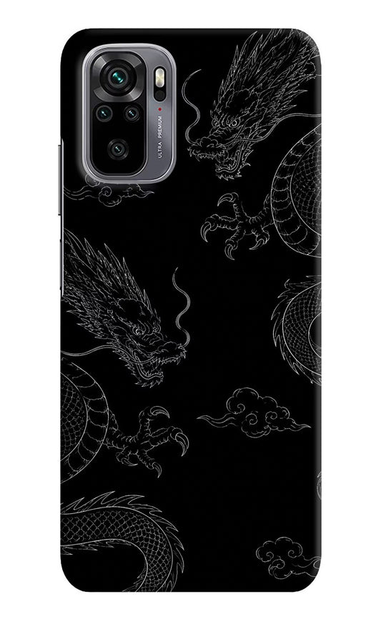 Twin Dragons Redmi Note 11 SE Hard Case Back Cover by Casekaro