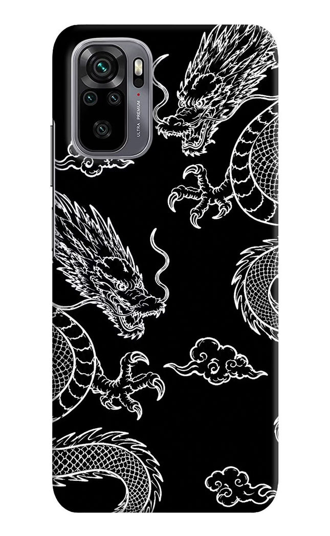Twin Dragons Redmi Note 11 SE Hard Case Back Cover by Casekaro