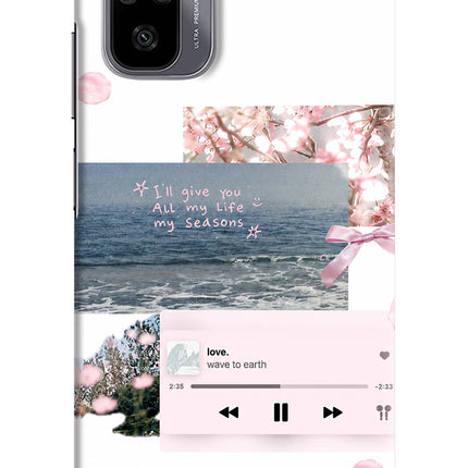 Wave to earth Redmi Note 11 SE Hard Case Back Cover by Casekaro