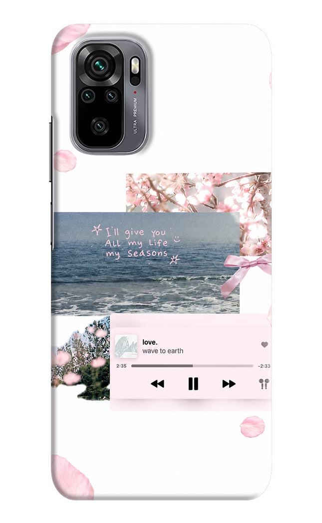 Wave to earth Redmi Note 11 SE Hard Case Back Cover by Casekaro