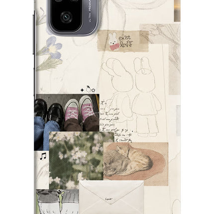 Soft Aesthetic Redmi Note 11 SE Hard Case Back Cover by Casekaro