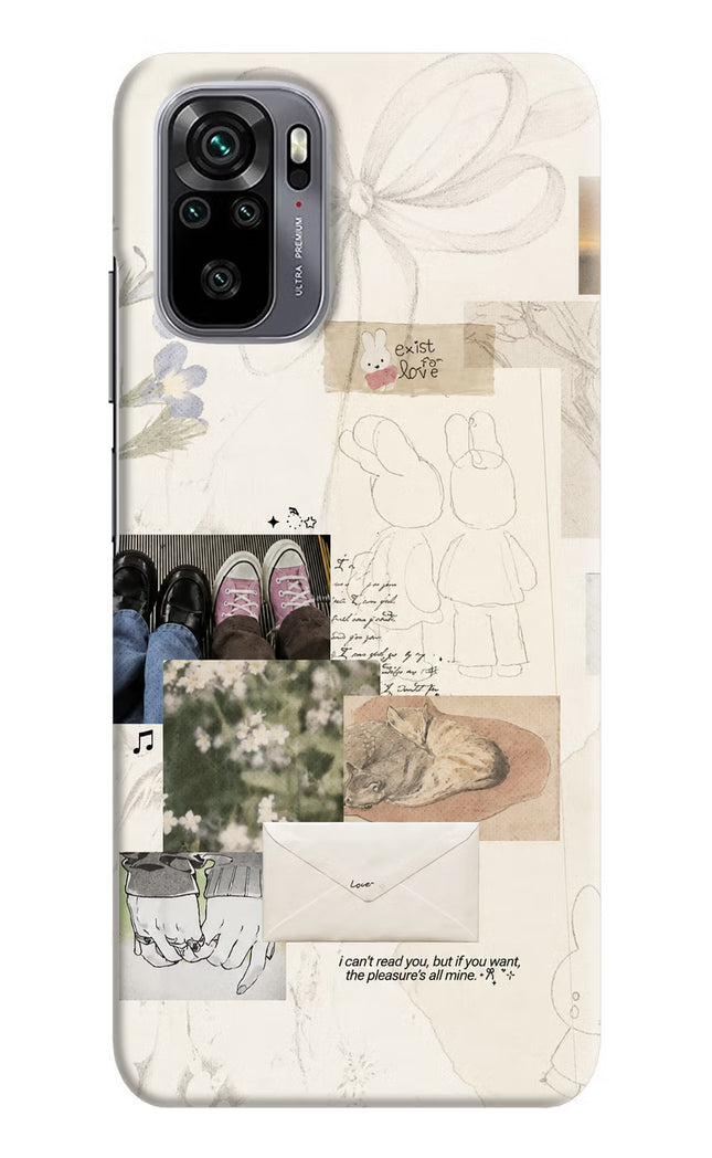 Soft Aesthetic Redmi Note 11 SE Hard Case Back Cover by Casekaro