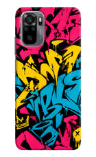 Graffiti Vibe Redmi Note 11 SE Hard Case Back Cover by Casekaro