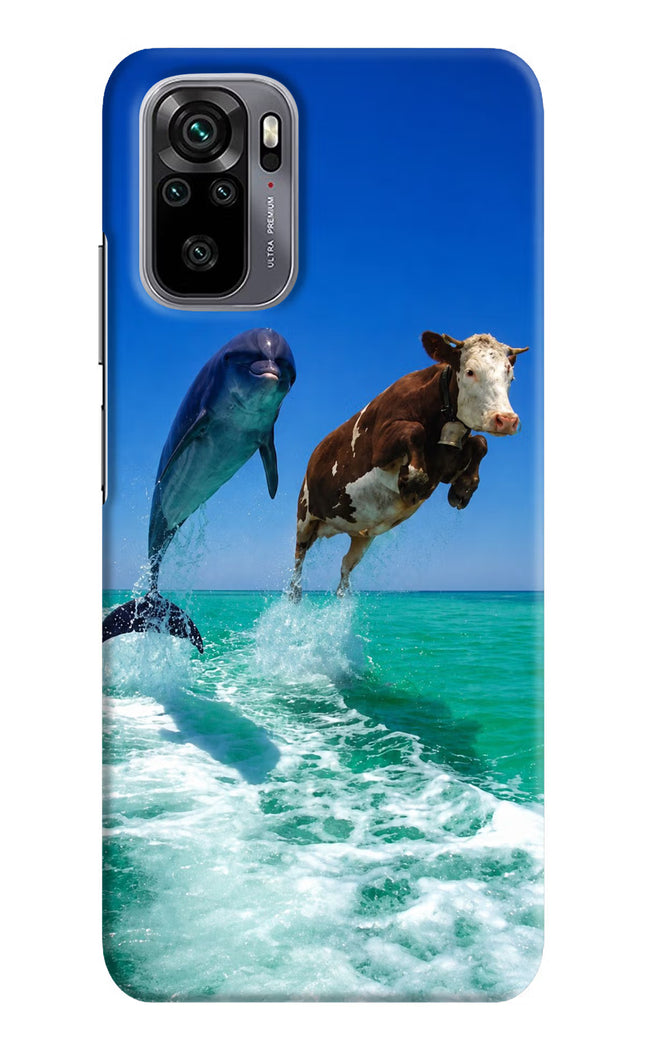 Dolphin vs Cow Redmi Note 11 SE Hard Case Back Cover by Casekaro