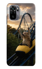 Rollercoaster Dog Redmi Note 11 SE Hard Case Back Cover by Casekaro