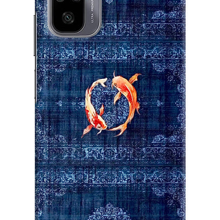 Koi Blue Redmi Note 11 SE Hard Case Back Cover by Casekaro