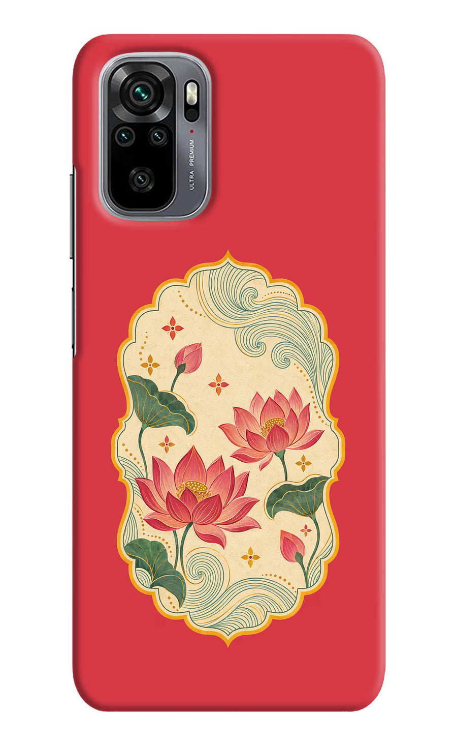 Pink Lotus Redmi Note 11 SE Back Cover, Hard case