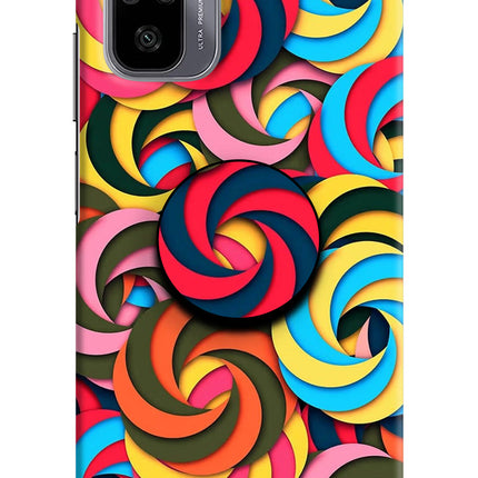 Spiral Pattern Redmi Note 11 SE Pop Case by Casekaro