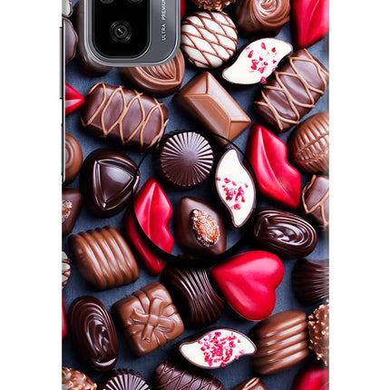 Chocolates Redmi Note 11 SE Pop Case by Casekaro