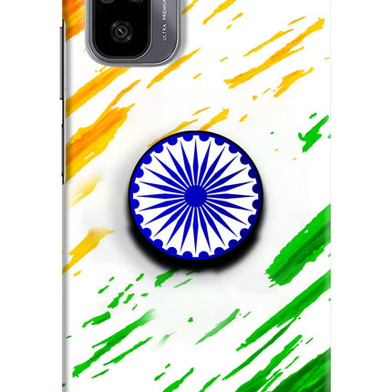 Indian Flag Ashoka Chakra Redmi Note 11 SE Pop Case by Casekaro