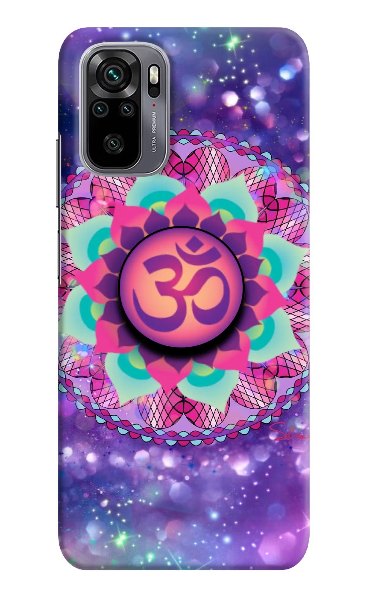 Om Purple Redmi Note 11 SE Pop Case by Casekaro