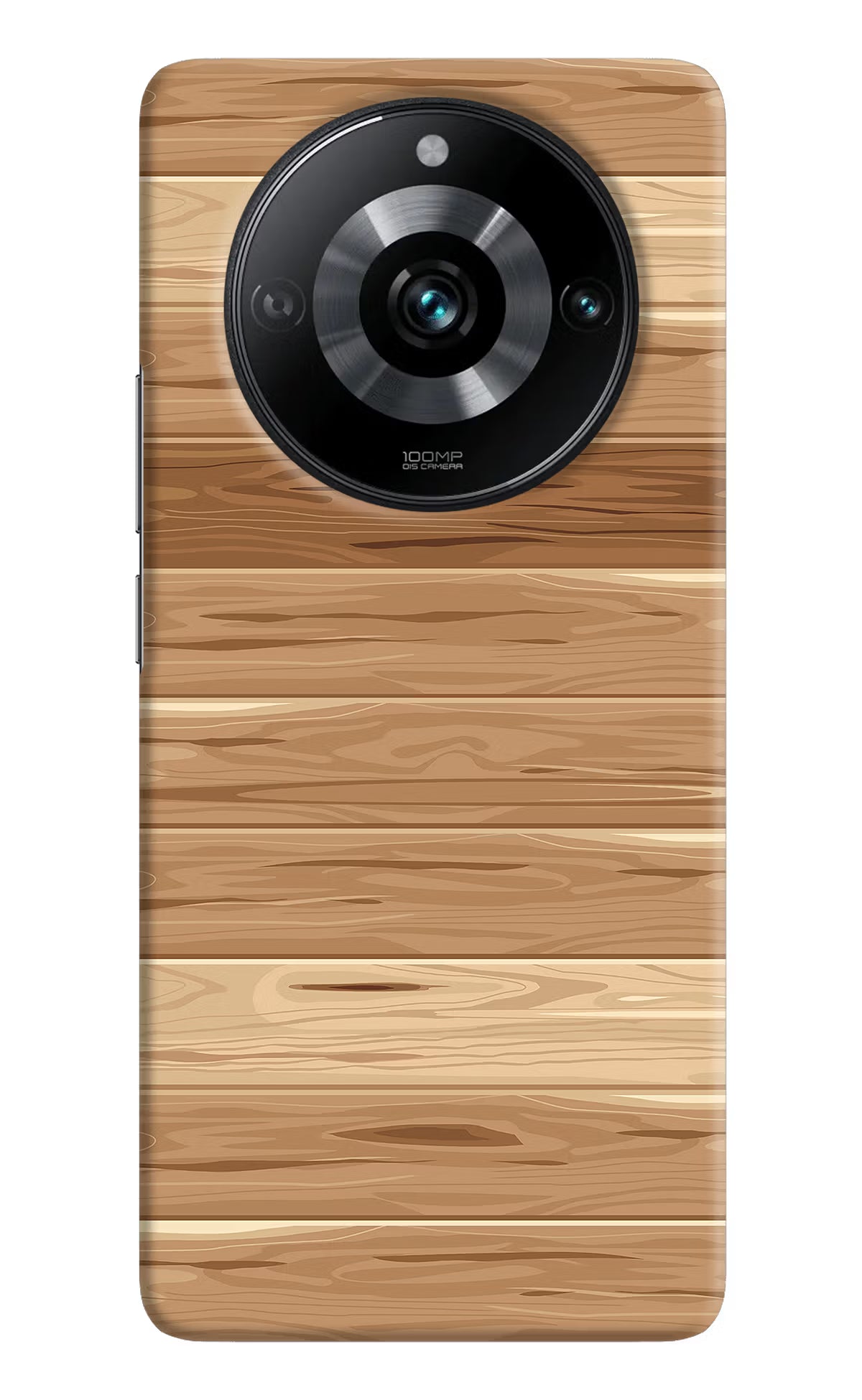 Wooden Vector Realme Narzo 60 Pro Hard Case Back Cover by Casekaro