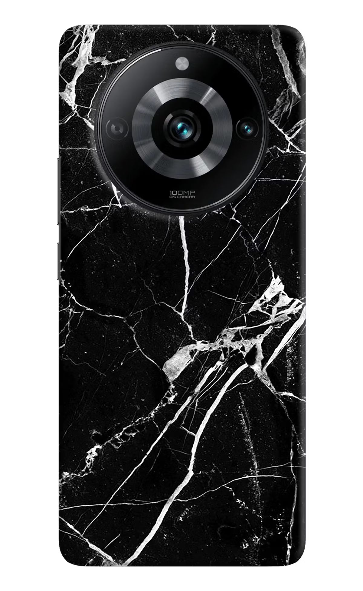 Black Marble Pattern Realme Narzo 60 Pro Hard Case Back Cover by Casekaro