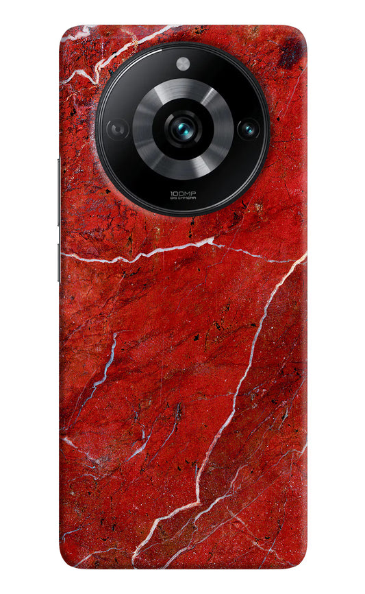Red Marble Design Realme Narzo 60 Pro Hard Case Back Cover by Casekaro